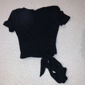 Garage, Fitted V-Neck Tie Top